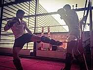 omid im sparring